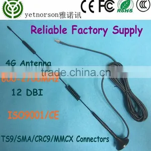 Top Selling 4G Tower Antenna High Gain 12dbi 4g Lte Antenna With Rg174 Cable thumbnail-1