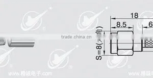 SMA Connector for Flexible Cable thumbnail-1