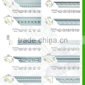 2015 High Quality Good Price Beautiful New Modern Luxury pu Cornice thumbnail-4