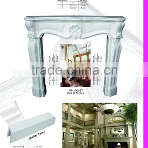 PU Fire Place Polyurethane Crown Moulding Good Price Beautiful New Modern Electric Fire Place thumbnail-2