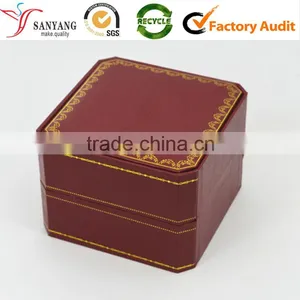 PU Engraved Leather Cover EVA Insert Pillow Rustic Watch Box thumbnail-6
