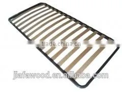 Steel Bed With Wooden Slats in Silver Color thumbnail-1