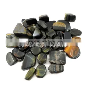 Blue Tiger Eye Agate Tumbled Nuggets thumbnail-1