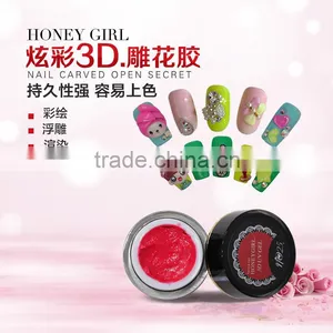 8ml New 3d Nail Art ,3d Nail Sticker , 3d Nail Art Christmas Decoration, Beauty Salon DIY Nart Art Gel Nail Polish thumbnail-1