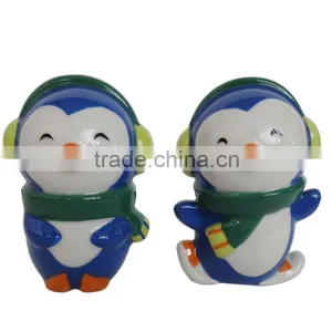 Christmas Penguin Ceramic Salt and Pepper Shaker thumbnail-1