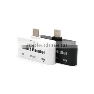 Type-C 3 in 1 Multifunction Memory Card Reader Adapter USB/TF/SD for Macbook Card Reader USB Flash Drives thumbnail-6