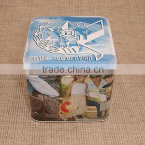 Square Tin Box for Accessory Storage& Beautiful Gift Tin Box thumbnail-3
