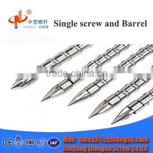 35mm Single Bimetallic Screw Barrel for Injection Molding Machine thumbnail-1
