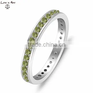 Charming Sterling Silver Jewlery Vintage Diamond Band Ring Fashion Style thumbnail-1