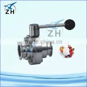 Stainless Steel Sanitary Threaded Butterfly Valve thumbnail-4