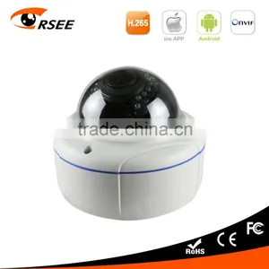 Hot New 3.0mp 2.8-12mm Zoom Lens Vandal-proof Dome P2p Onvif H.265 ip Camera thumbnail-1