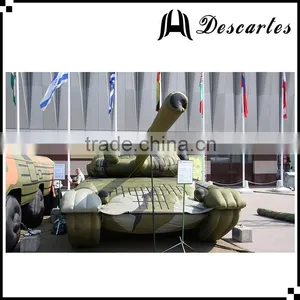 Custom Made Inflatable Military Decoys Defend, Giant Inflatable Replica Army Tank for Advertising thumbnail-1