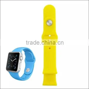 Colorful Wrist Bands for Apple Iwatch Soft Rubber Watch Straps Wearable Bands for 38mm 42mm Iwatch DIY Own Apple Smart Watch thumbnail-4