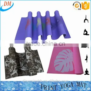 Good Design Full Color Print Flower Ceo-friendly TPE Yoga Mat for Yoga Silk Screen Print Digital Print thumbnail-1