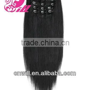 Pretty 120g Remy Clip in Hair Extension Clip in Hair Extensions for Black Women thumbnail-4
