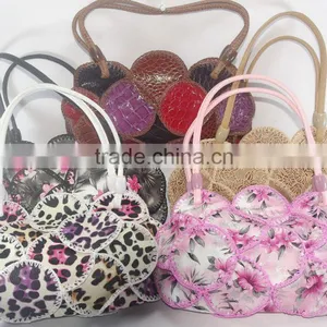 China Leather Handbag Factory Lady Crochet Design Totally Handmade thumbnail-2