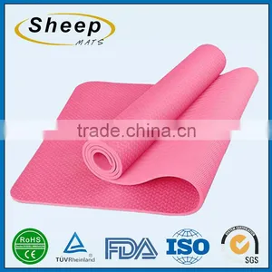 Cheap Price Exercise Fitness Eco-friendly Tpe Natural Yoga Mat thumbnail-2