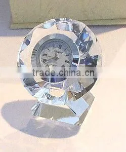 K9 Crystal Diamond Clock,desktop Clock for Table Decoration thumbnail-1