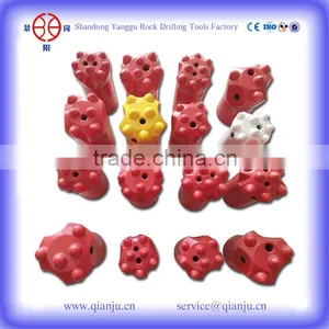 Tapered 11 Degree 34mm/36mm/38mm/41mm Tungsten Carbide Button Bits thumbnail-1