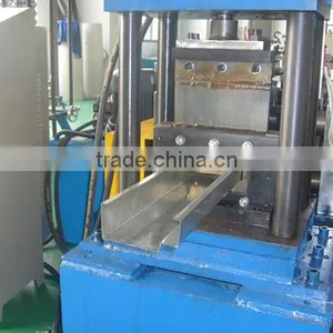Galvanized Steel Door Frame Roll Forming Making Machine , Aluminum Metal Door Frame Roll Forming Machine Price thumbnail-1