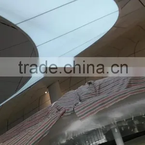Energy-efficient & Fire-proofing PTFE- Coated Tension Fabric Architecture Ceiling for Airport Skylight thumbnail-2
