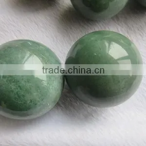 Natural Antique Aventurine Crystal Quartz Ball thumbnail-1