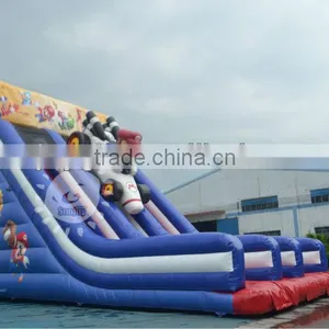 2016 Selling Giant Mario Inflatable Water Slide for Kids thumbnail-1
