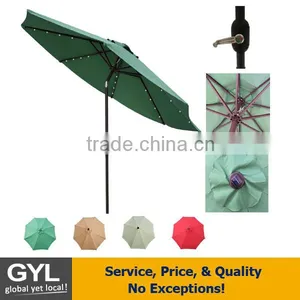 Best Choice LED Market Umbrella,patio Umbrella,Aluminum Umbrella With Auto Tilt thumbnail-1