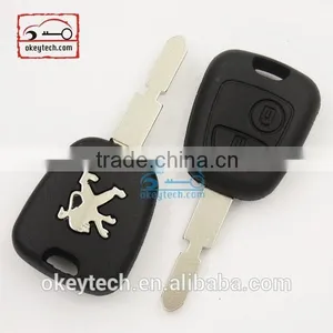 Okeytech Car Key Peugeot 406 Key Cover With Logo thumbnail-2