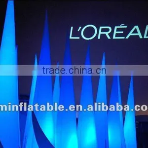 Inflatable LED Light Cone With Blue Light thumbnail-1