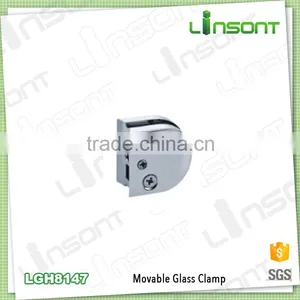 Customized Zinc Alloy Glass Balustrade Fittings Hardware Parts Glass Clamps thumbnail-1