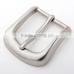Wholesale Zinc Alloy Pin Brushed Silver Small Belt Buckles thumbnail-2