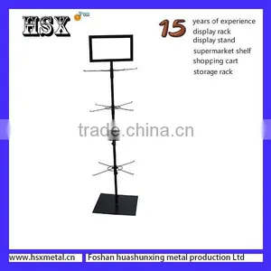 3 Tiers Wholesale Rotating Hanging Clothing Display Rack HSX-S1043 thumbnail-4