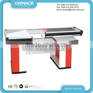 Classical Style Electrical Cashier Counter Table for Restaurant thumbnail-2