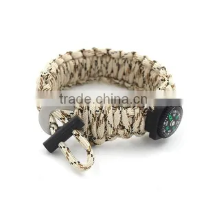The Friendly Swede Reflective Paracord Bracelet With Fire Starter and Knife Compass thumbnail-3