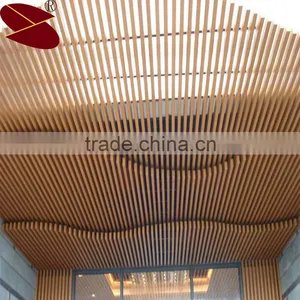 House Sales Center Ceiling Design of Composite Plate Aluminium Baffle Ceiling thumbnail-1