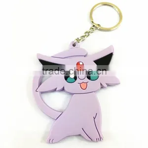 Customized 2d Soft PVC Rubber Promotion Keychain Factory thumbnail-4