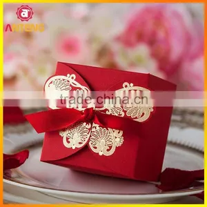 Customized Paper New Product Wedding Invitation Cake Box thumbnail-2