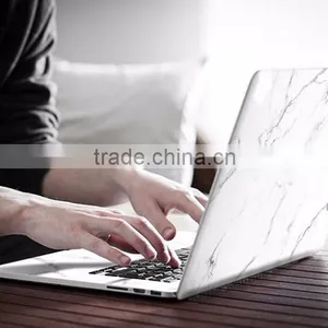 2016 New Marble White Design Vinyl Decal For Macbook, Full Body Protective Sticker Skin Decal For Macbook thumbnail-2
