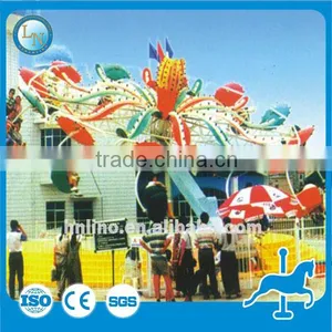 Super Welcomed! China Supplier Amusement Park Rides Double Flying Chair for Sale thumbnail-6