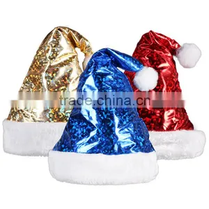 White and Red Cloche Funny Santa Claus Animal Christmas Hat thumbnail-5