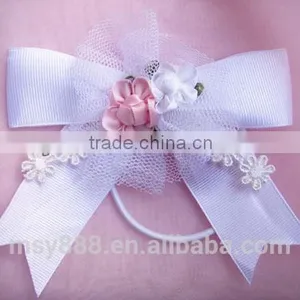 Hair Wraps Polyester Ribbon Bows Fabric Pull Bows thumbnail-1