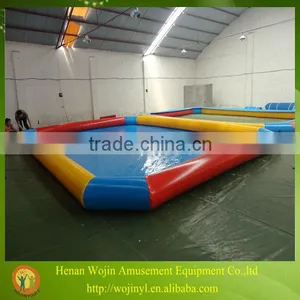 Inflatable Water Slide With Pool/funny Kids Boating Pool thumbnail-1