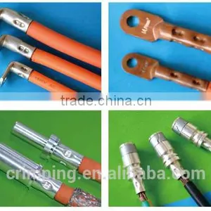 TS-03 Terminal Crimping Machine Crimping Copper Ring Terminals on Heavy Gauge Battery Cable thumbnail-1