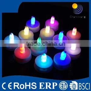 Factory Price Battary Power Pillar Mini Led Tea Light Colorful Candle Light thumbnail-1