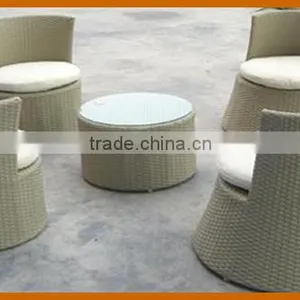 Modern Rattan Stacking Sofa Set Wicker Furniture thumbnail-1