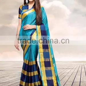 Symbolic Trendy Party Wear Sari thumbnail-4