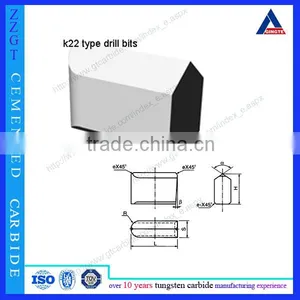 K22 Type Tungsten Carbide Drill Bits Cemented Carbide Rock Drilling Tools thumbnail-1