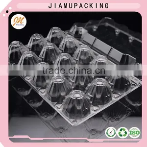 High Quality 15 Hole Blister Disposable Clear Plastic Egg Tray thumbnail-1
