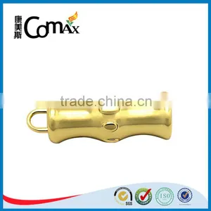 New Gourd Shape Metal Shiny Gold Zipper Puller Design thumbnail-2